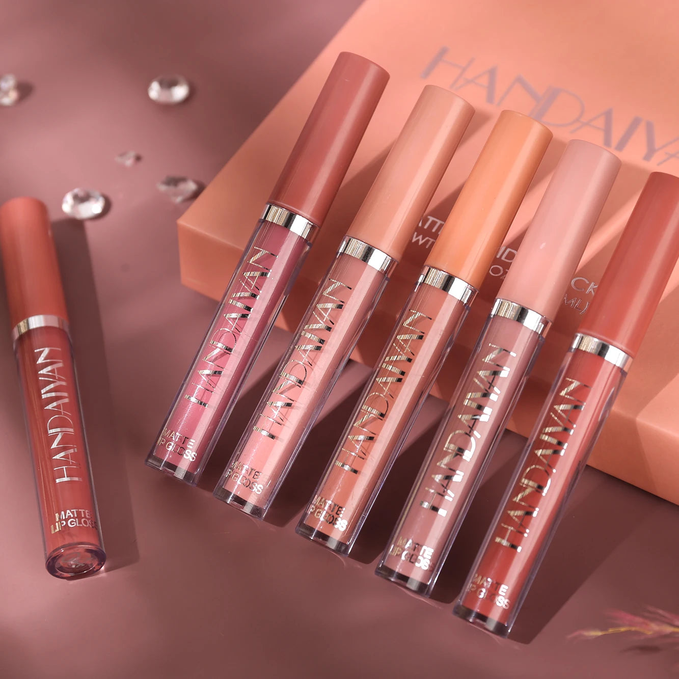The All-Day Lip Kit, 6 Non-stick, Proof Liquid Lipsticks